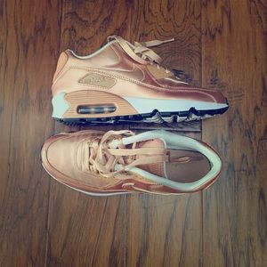 Rose Gold Nike Air Forces